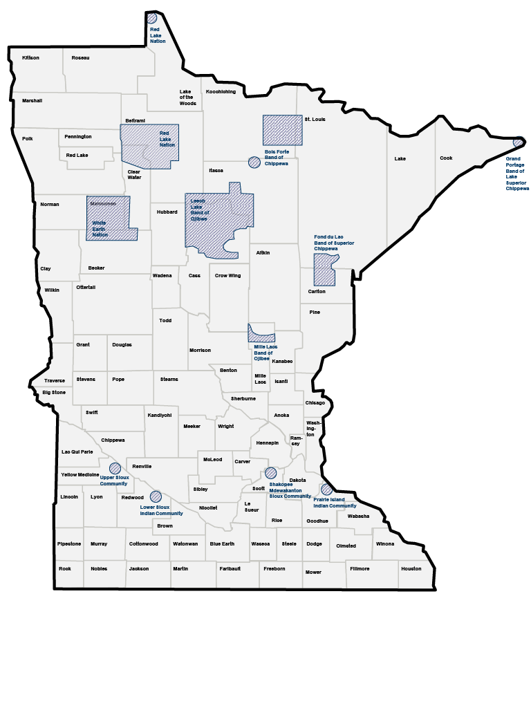 Minnesota Immunization Information Connection Map
